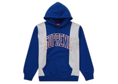 Supreme Paneled Arc Hooded Sweatshirt Royal