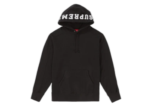 Supreme Paneled Hooded Sweatshirt Black