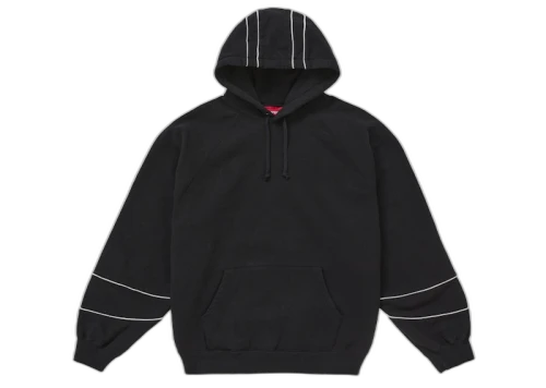 Supreme Paneled Hooded Sweatshirt (SS25) Black