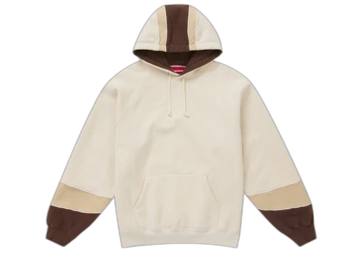 Supreme Paneled Hooded Sweatshirt (SS25) Natural