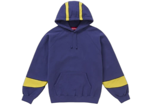 Supreme Paneled Hooded Sweatshirt (SS25) Washed Navy