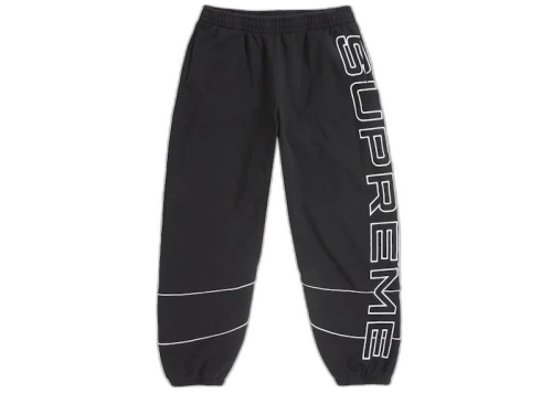 Supreme Paneled Sweatpant Black