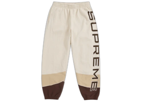 Supreme Paneled Sweatpant Natural
