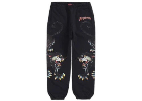 Supreme Panther Sweatpant Black