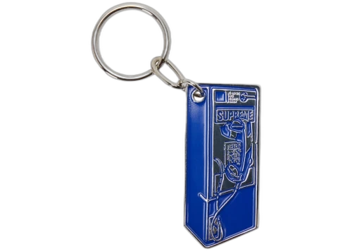 Supreme Payphone Keychain Blue
