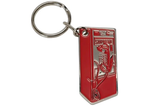 Supreme Payphone Keychain Red