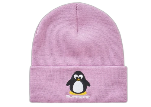 Supreme Penguin Beanie Violet