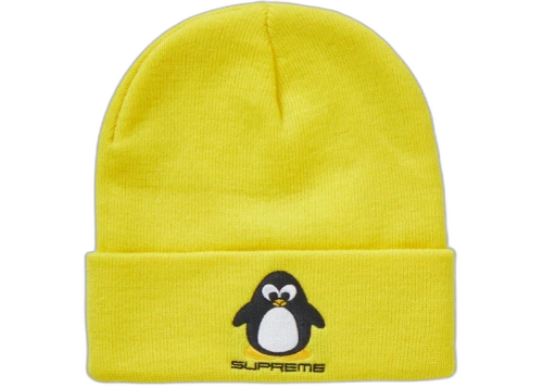 Supreme Penguin Beanie Yellow