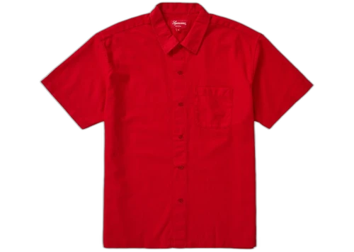 Supreme Pinhole S/S Shirt Red