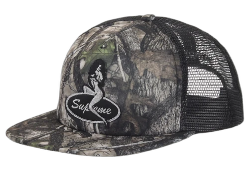 Supreme Pinup Mesh Back 5-Panel Brown Camo