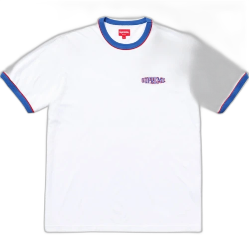 Supreme Piping Ringer Tee White