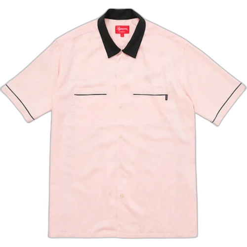Supreme Playboy Bowling Shirt Pink
