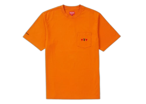 Supreme Playboy Pocket Tee Orange