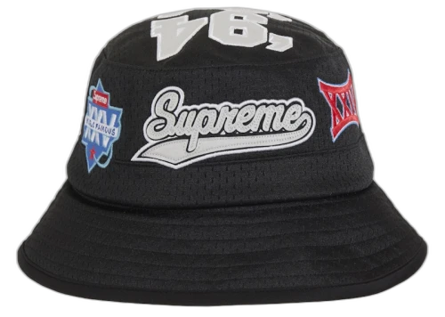 Supreme Playoffs Mesh Crusher Hat Black