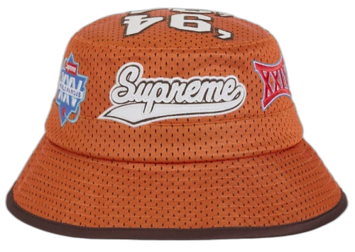 Supreme Playoffs Mesh Crusher Hat Orange