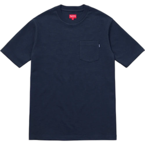 Supreme Pocket Tee (SS18) Navy