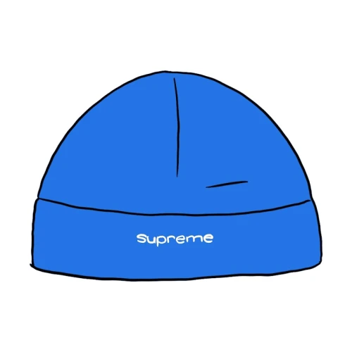 Supreme Polartec Beanie Bright Blue