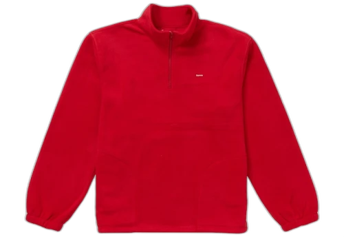 Supreme Polartec Half Zip Pullover Red