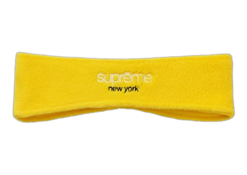 Supreme Polartec Headband Yellow
