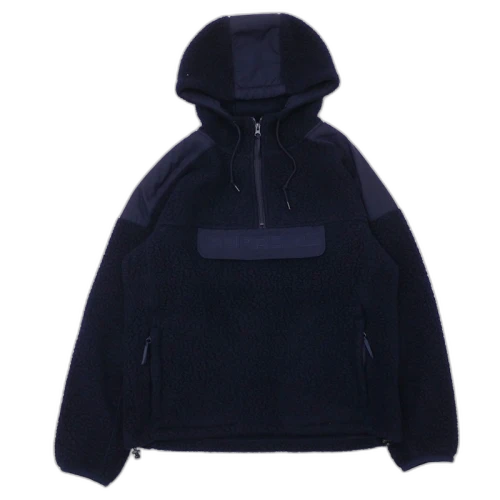 Supreme Polartec Hooded Half Zip Pullover Navy