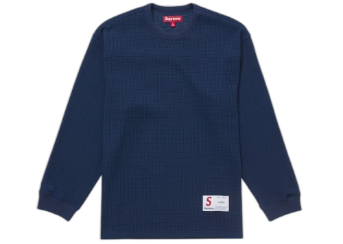Supreme Polartec Mesh L/S Football Top Navy