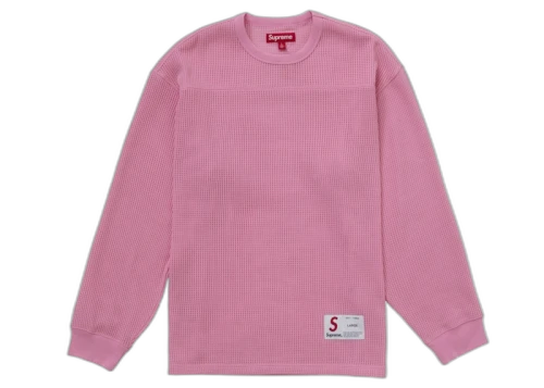 Supreme Polartec Mesh L/S Football Top Pink