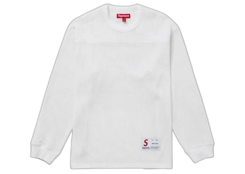 Supreme Polartec Mesh L/S Football Top White