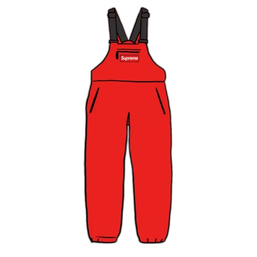 Supreme Polartec Overalls Red