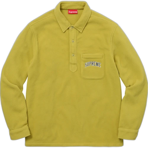 Supreme Polartec Pullover Shirt Sulphur