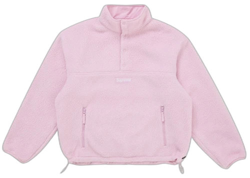 Supreme Polartec Shearling Reversible Pullover (FW25) Pink