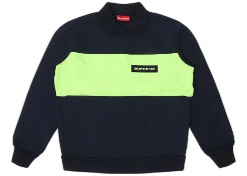 Supreme Polo Crewneck Navy