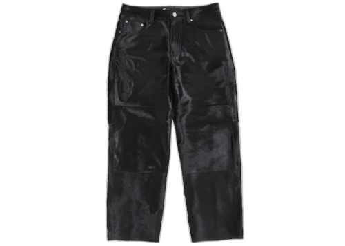 Supreme Ponyhair Loose Fit 5-Pocket Jean Black