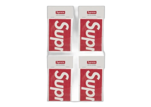Supreme Pop-Up Sponge (Set of 4) Red