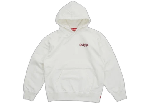 Supreme Portrait Hooded Sweatshirt White