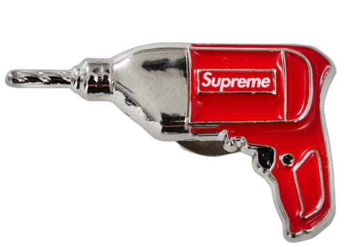 Supreme Power Drill Pin Red