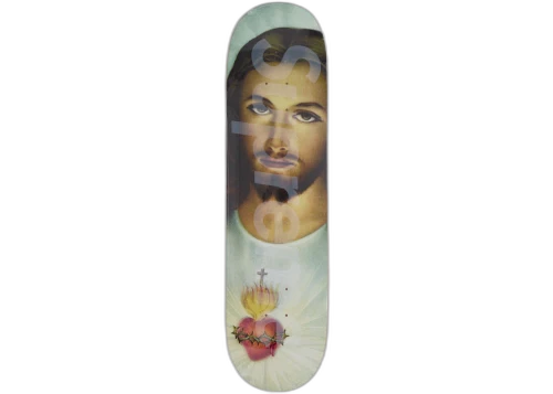 Supreme Prayer Card Skateboard Deck Multicolor