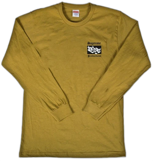 Supreme Productions Long Sleeve Tee Gold