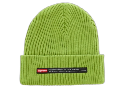 Supreme Property Label Beanie Olive