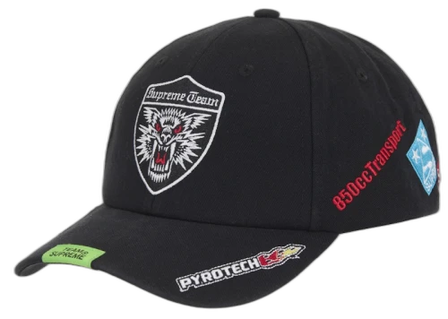 Supreme Racing Team 6-Panel Black