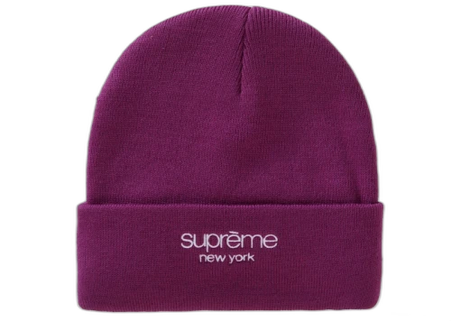 Supreme Radar Beanie Eggplant