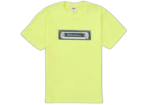 Supreme Receiver Tee Fluorescent Yellow