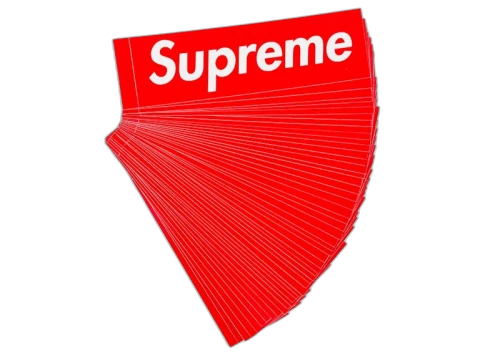 Supreme Red Box Logo 50x Sticker Lot