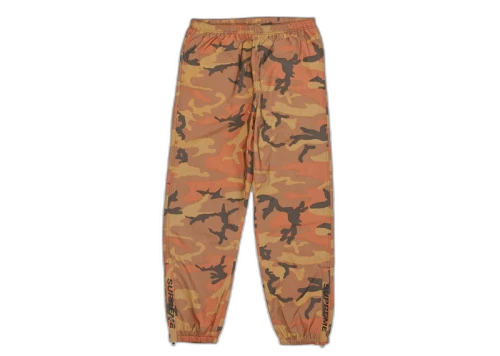 Supreme Reflective Camo Warm Up Pant Orange Camo