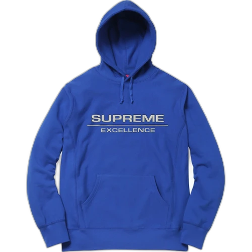 Supreme Reflective Excellence Hooded Sweatshirt Royal
