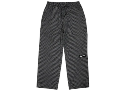 Supreme Reflective Ripstop Track Pant Black