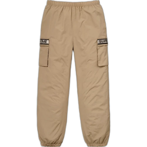 Supreme Reflective Taping Cargo Pant Tan