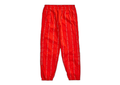 Supreme Reflective Text Track Pant Orange