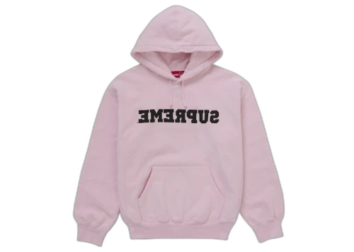 Supreme Reverse Hooded Sweatshirt (SS25) Pink