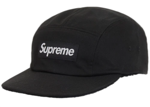 Supreme Reversible Terry Camp Cap Black