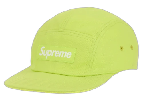 Supreme Reversible Terry Camp Cap Flourescent Green